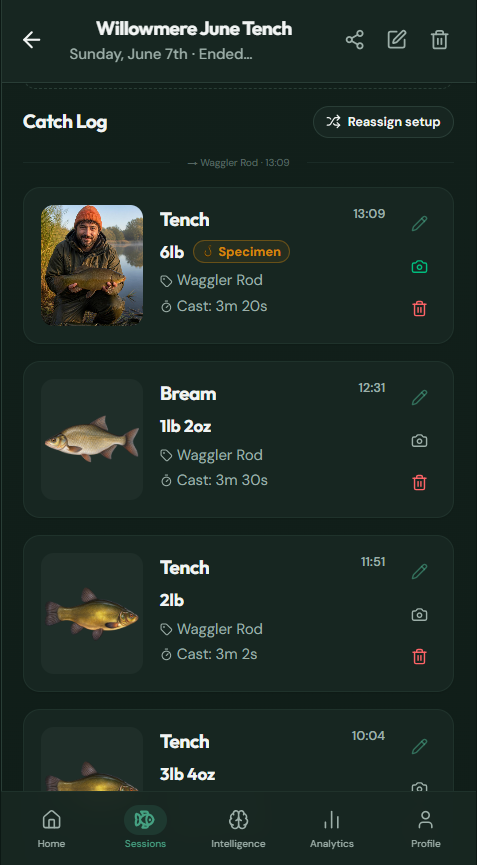 Catch Log
