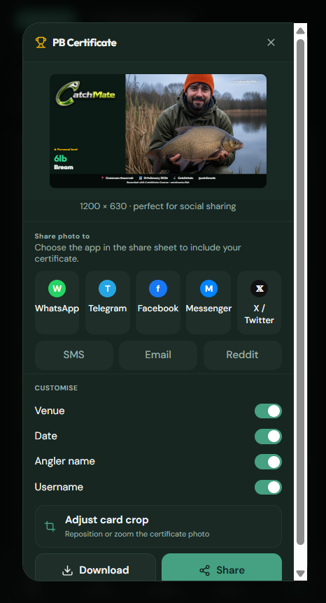 PB Certificate Sharing