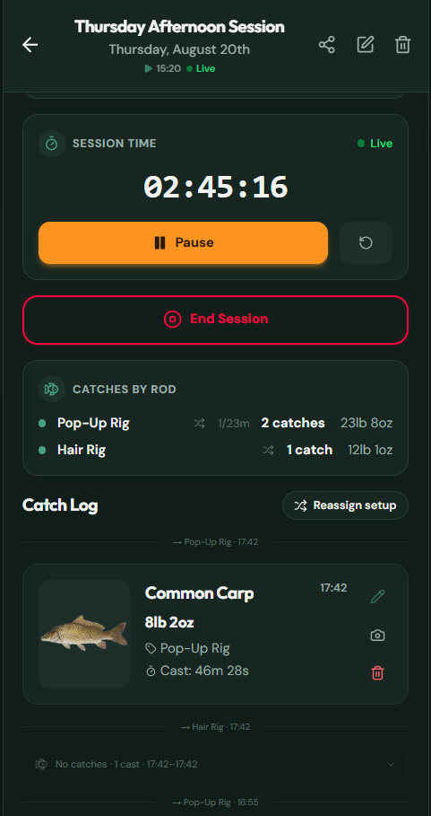 Catch Log